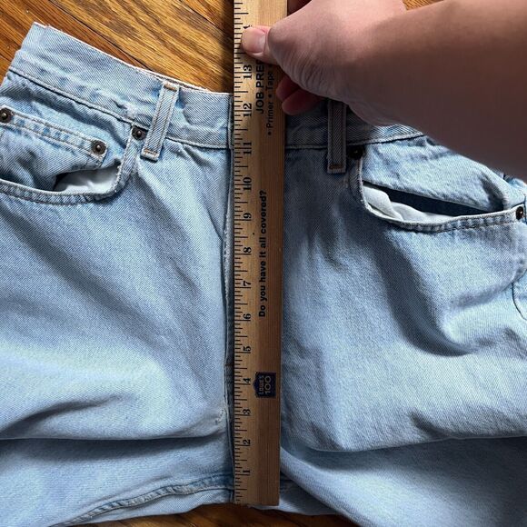 Vtg Gap Denim Classic Fit Jeans Women Size 12 Reg Blue Light Wash High Rise Mom - Picture 10 of 14
